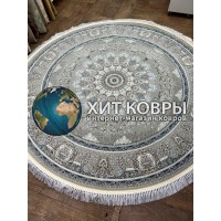 Иранский ковер Shahname 1500 022 Серый круг